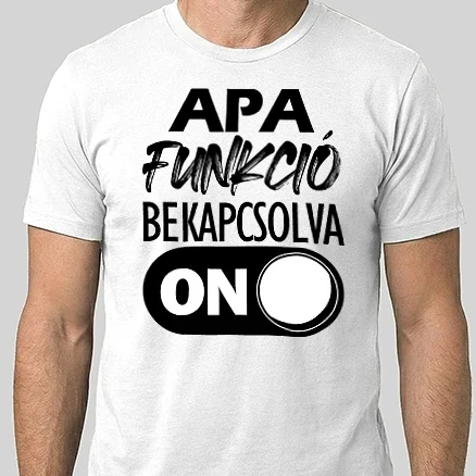 Férfi Alap póló - APA funkció