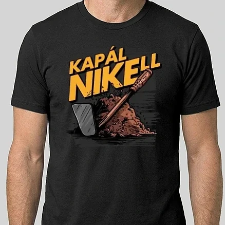 Férfi Alap póló - KapálNIKEll feketere