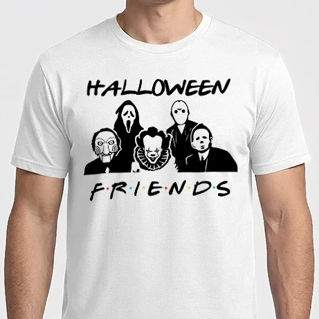 Férfi Imperial póló - Halloween friends