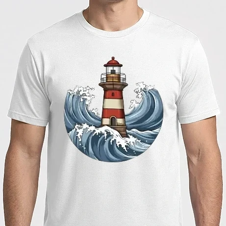 Férfi Imperial póló - Világítótorony