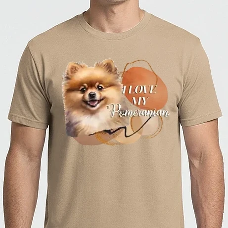 Férfi Imperial póló - Imádom a pomeránaii spiccemet