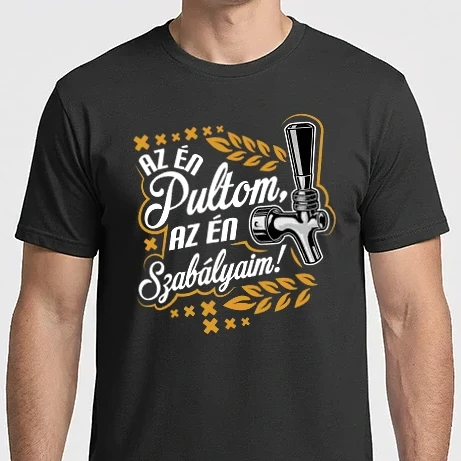 Férfi Imperial póló - Az én pultom az én szabályaim