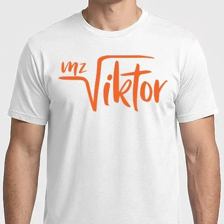 Férfi Imperial póló - MZ VIKTOR narancs felirat