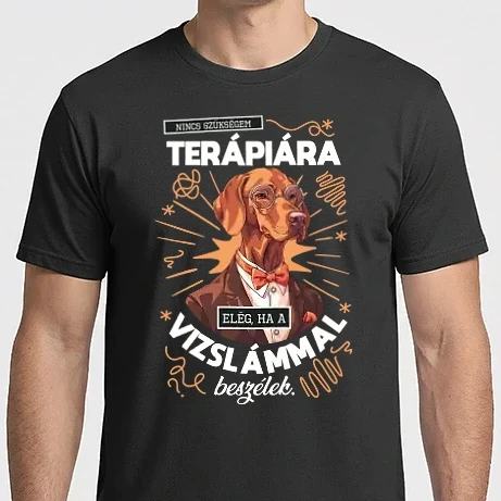 Férfi Imperial póló - Nincs szükségem terápiára vizsla