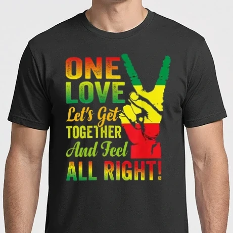 Férfi Imperial póló - One Love All Right