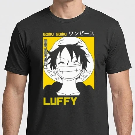 Férfi Imperial póló - One Piece - Luffy