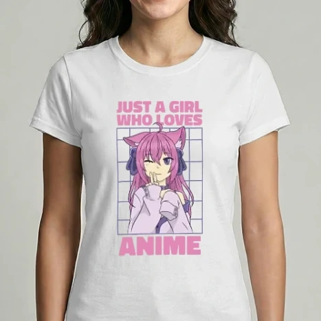 Női Imperial póló - Just a Girl Who Loves Anime