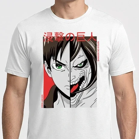 Férfi Imperial póló - Eren Yeager - Attack Titan