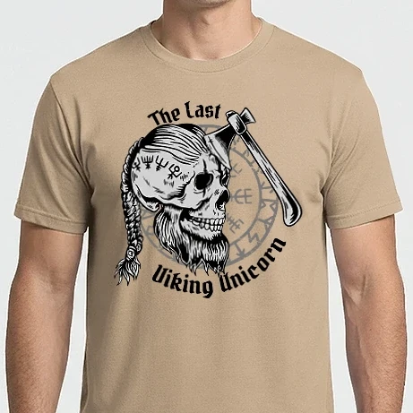 Férfi Imperial póló - The last viking unicorn