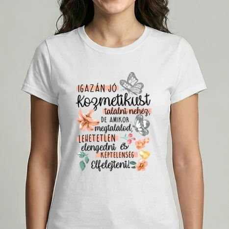 Női Imperial póló - Felejthetetlen kozmetikus