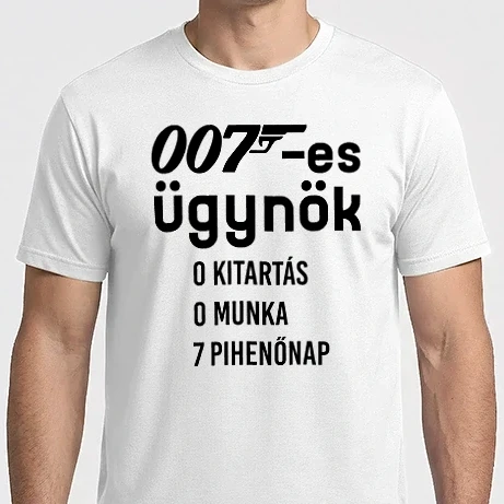 Férfi Imperial póló - 007-es ügynök pihenőnap
