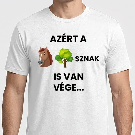 Férfi Imperial póló - Azért a ló-fa-sznak is van vége