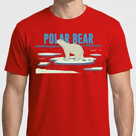 Férfi Imperial póló - POLAR BEAR ICE
