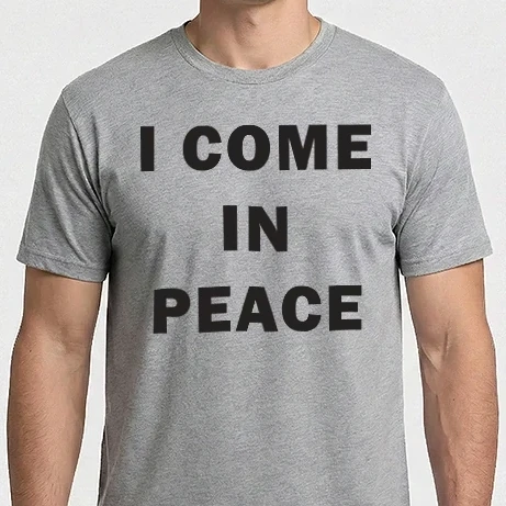 Férfi Imperial póló - I come in peace