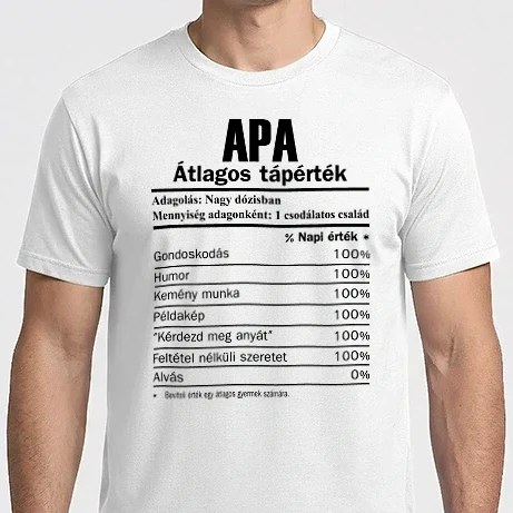 Férfi Imperial póló - Apa átlagos tápérték