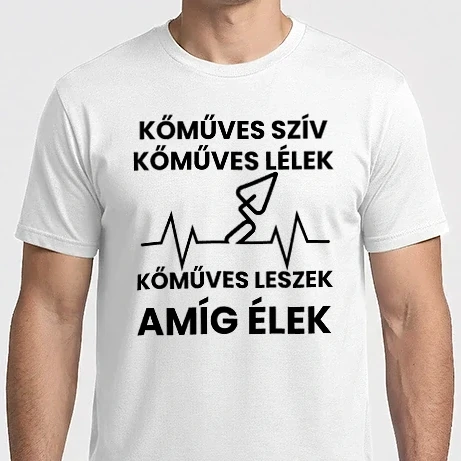 Férfi Imperial póló - Kőműves szív kőműves lélek