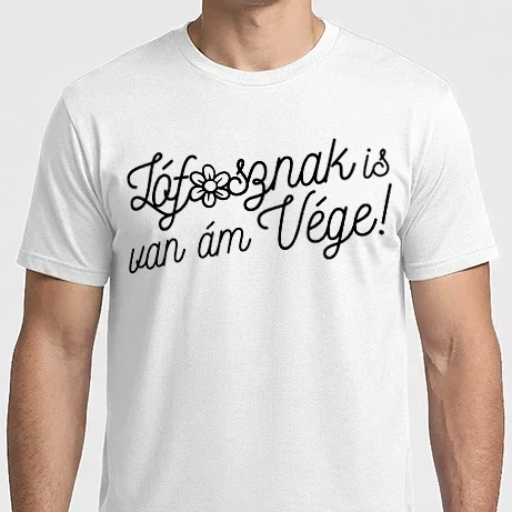 Férfi Imperial póló - Lfasznak is van vége fekete