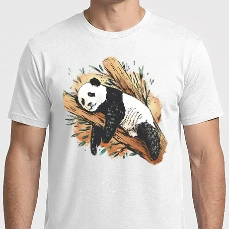 Férfi Imperial póló - Sleeping Panda