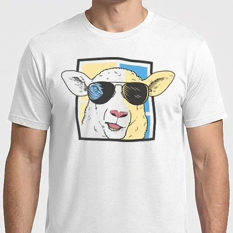 Férfi Imperial póló - Sheep With Sunglasses