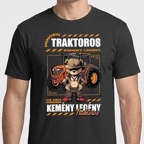 Férfi Imperial póló - Kemény legény Traktoros