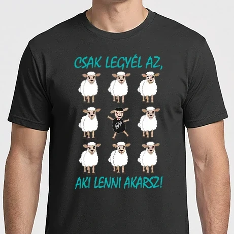 Férfi Imperial póló - Legyél az, aki lenni akarsz -Bárányos