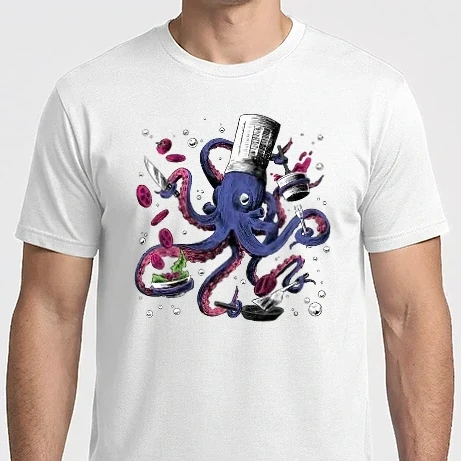 Férfi Imperial póló - Polip szakács