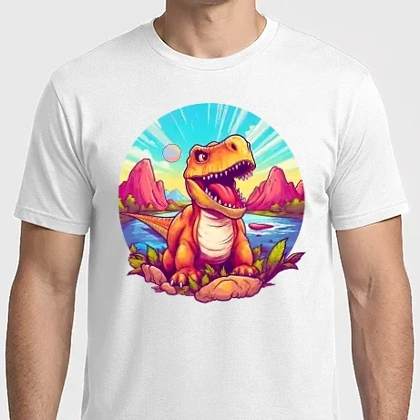 Férfi Imperial póló - Dinoszaurusz