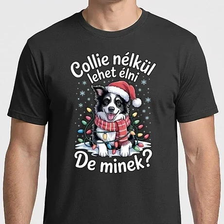 Férfi Imperial póló - Collie nélkül lehet élni, de minek?
