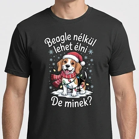 Férfi Imperial póló - Beagle nélkül lehet élni, de minek?