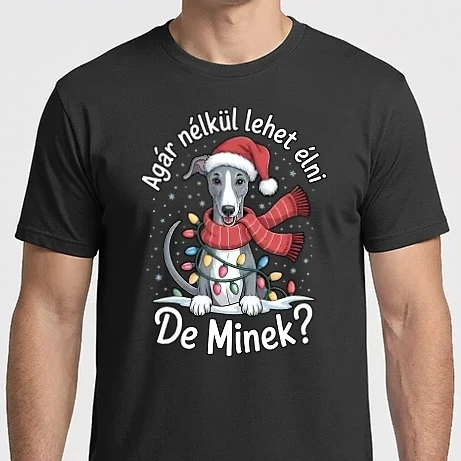 Férfi Imperial póló - Agár nélkül lehet élni, de minek?