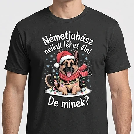 Férfi Imperial póló - Némethuhász nélkül lehet élni, de minek?