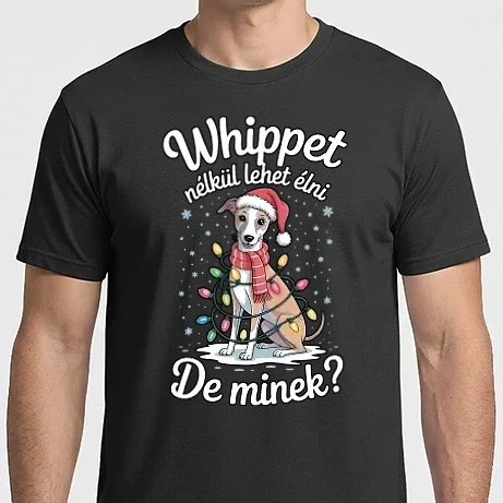Férfi Imperial póló - Whippet nélkül lehet élni, de minek?