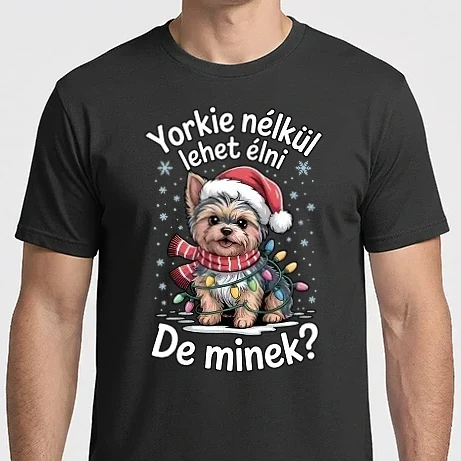 Férfi Imperial póló - Yorkie nélkül lehet élni, de minek?