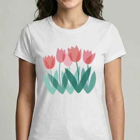 Női Imperial póló - Tulipánok