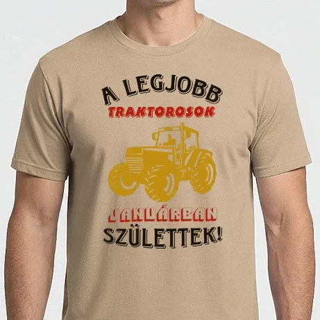 Férfi Imperial póló - Traktoros szülinapja január