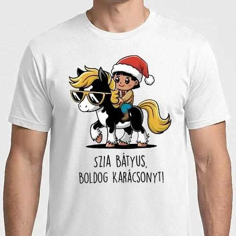 Férfi Imperial póló - Szia bátyus, boldog karácsonyt - yakkari