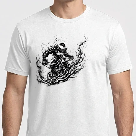 Férfi Imperial póló - Venom_as_GhostRider