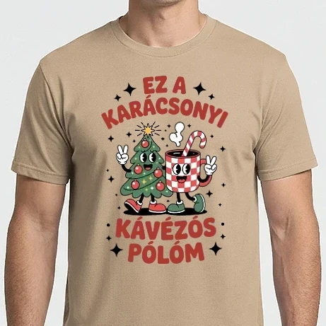 Férfi Imperial póló - Ez a karácsonyi kávézós pólóm