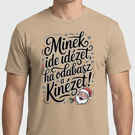 Férfi Imperial póló - Minek ide idézet, ha odabasz a kinézet felirat
