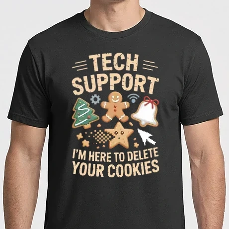 Férfi Imperial póló - Tech support I'm here to delete your cookies