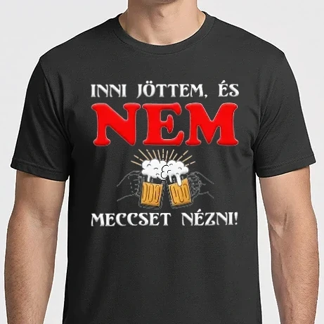 Férfi Imperial póló - Inni jöttem