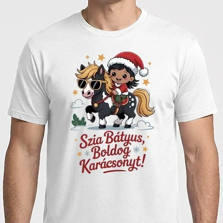 Férfi Imperial póló - Szia Bátyus, boldog karácsonyt! 