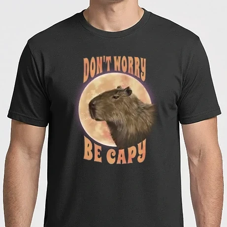 Férfi Imperial póló - Don't worry Be Capy