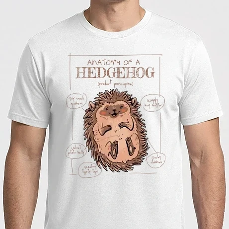 Férfi Imperial póló - Süni anatómia