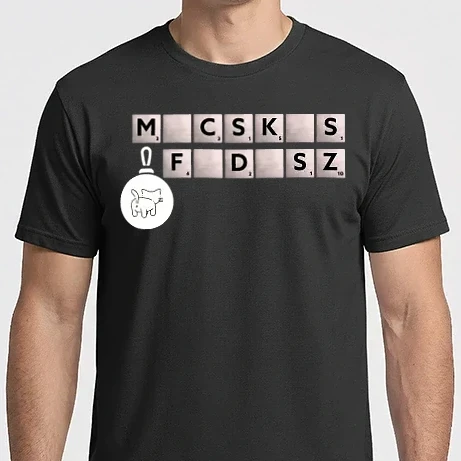 Férfi Imperial póló - Macskás fadísz betűjáték