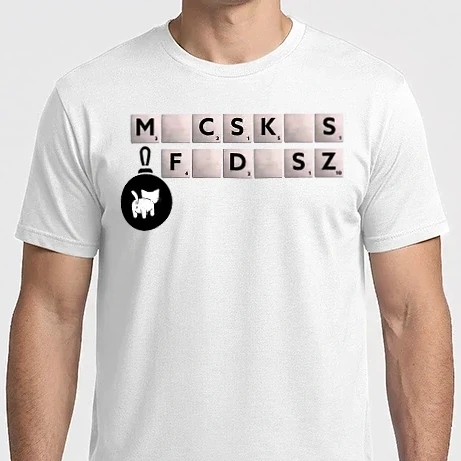 Férfi Imperial póló - Macskás fadísz szójáték