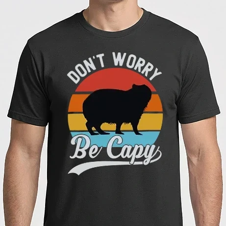 Férfi Imperial póló - Don't worry, be Capy