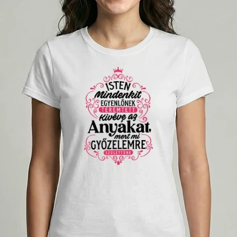 Női Imperial póló - Győztesnek születtem Anya