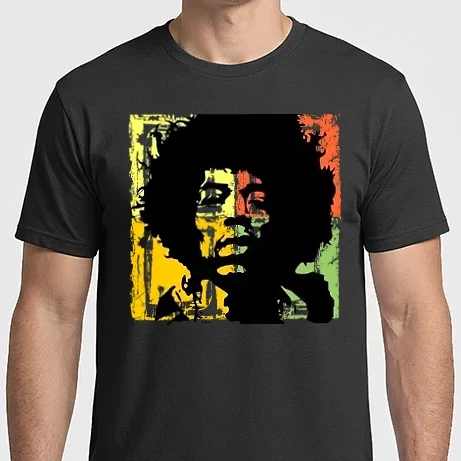 Férfi Imperial póló - jimmy hendrix,rock&roll klasszikus, rocker, hippie, zenész,amerika