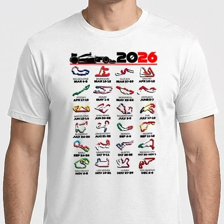 Férfi Imperial póló - Formula 1 2026 naptár
